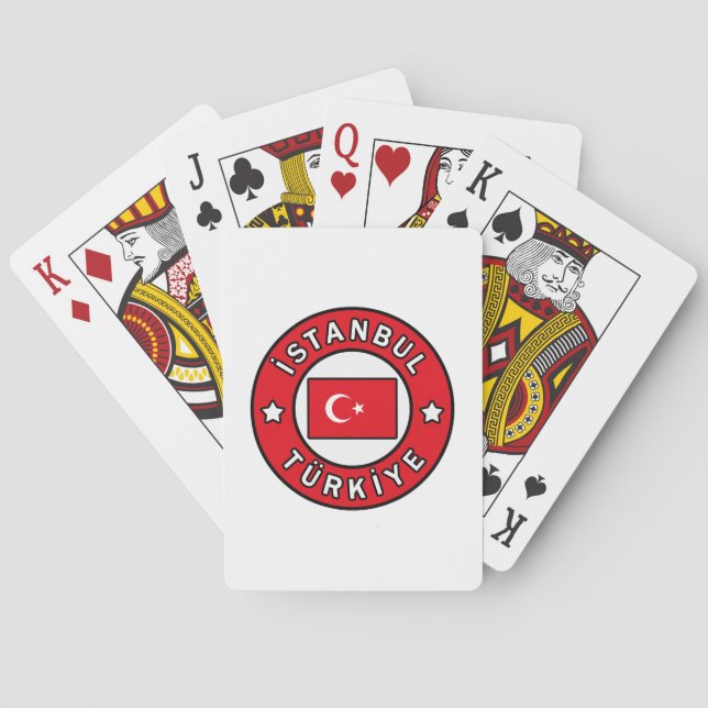 Istanbul Turkiye Spielkarten (Rückseite)