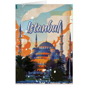 Istanbul Vintage Reiseplakat