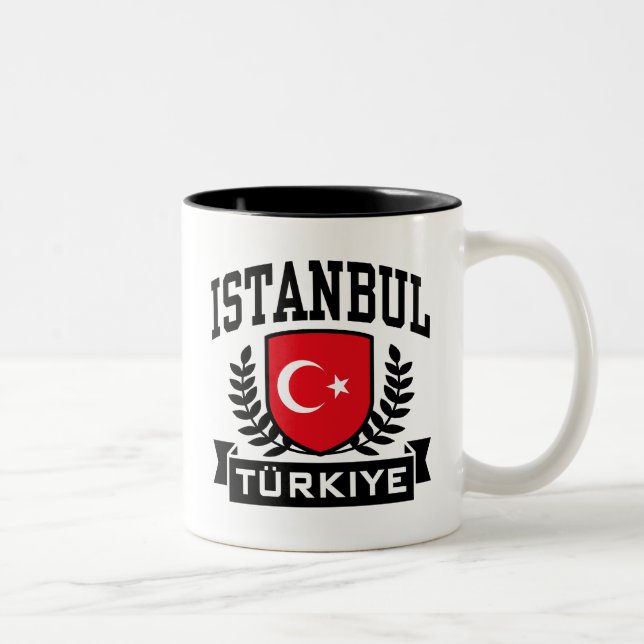 Istanbul Zweifarbige Tasse (Rechts)