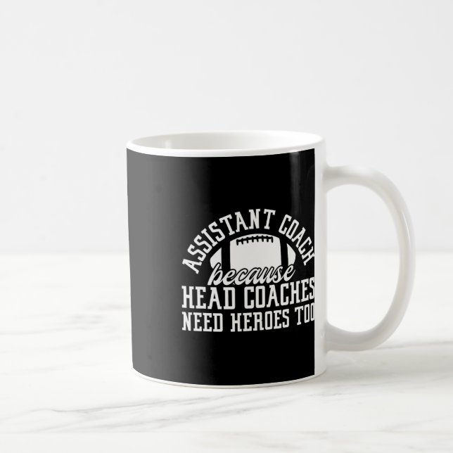 Istant Coach, weil Head Coaches auch Helden brauch Kaffeetasse (Rechts)