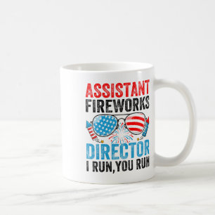 Istant Fireworks Director Funny 4. Juli Men Wo Kaffeetasse