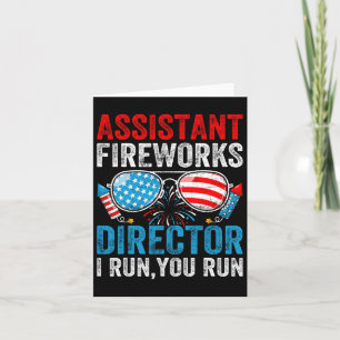 Istant Fireworks Director Funny 4. Juli Men Wo Karte