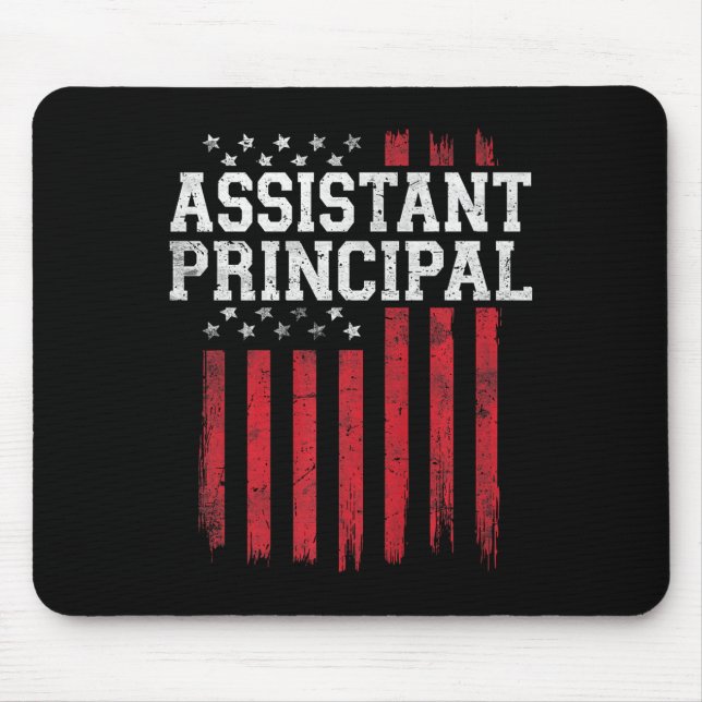 Istant Principal American Flag Usa Patriot Patriot Mousepad (Vorne)