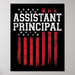 Istant Principal American Flag Usa Patriot Patriot Poster