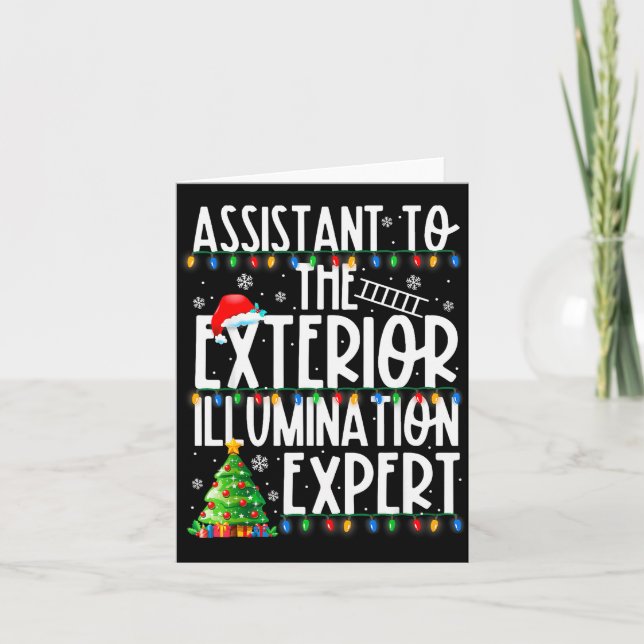 Istant To Exterior Illumination Expert Christmas L Karte (Vorderseite)