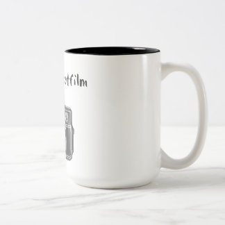 #istillshootfilm + Kamera-Tasse Zweifarbige Tasse