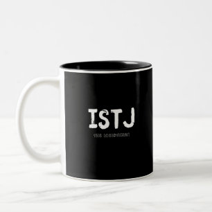 ISTJ - Praktischer Rationalist (weiß) Zweifarbige Tasse