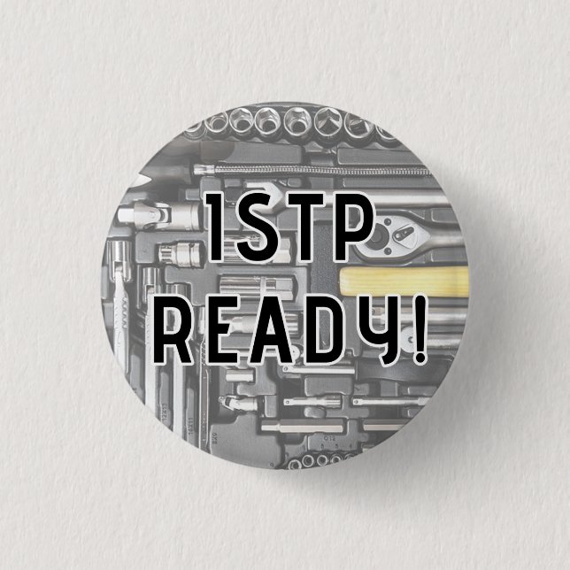 ISTP "bereiten!" vor Knopf Button (Vorderseite)
