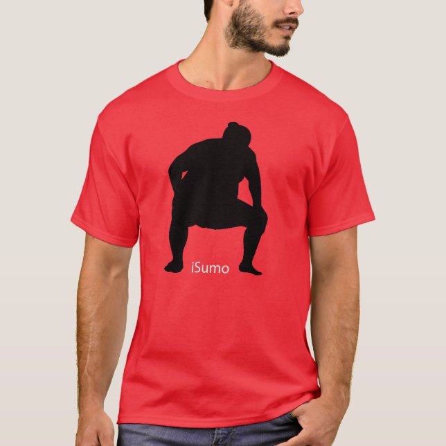 iSumo T - Shirt - Sumo-Ringenfetter Mann-T - Shirt (Vorderseite)