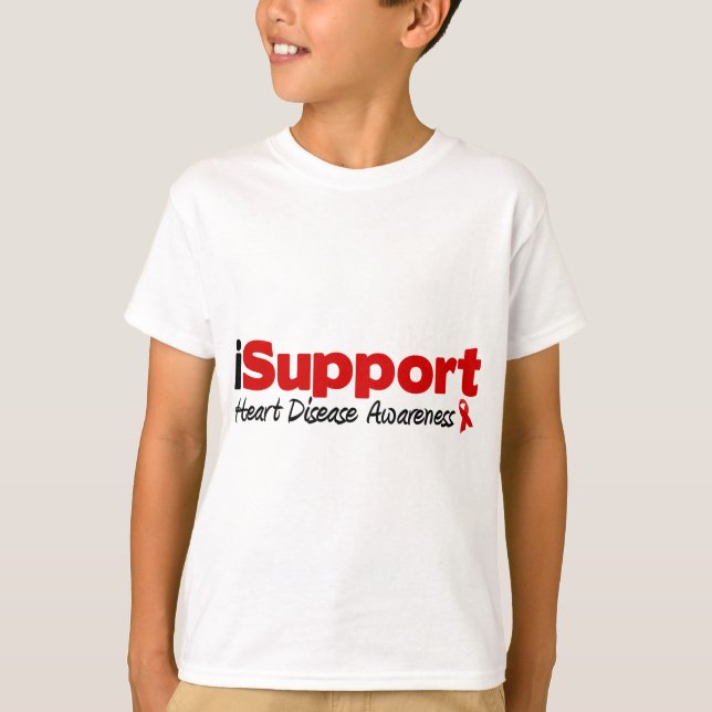 iSupport Herzerkrankungen T-Shirt (Vorderseite)