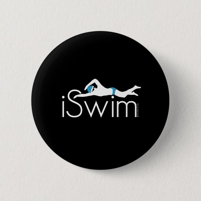 iswim - Mann Button (Vorderseite)