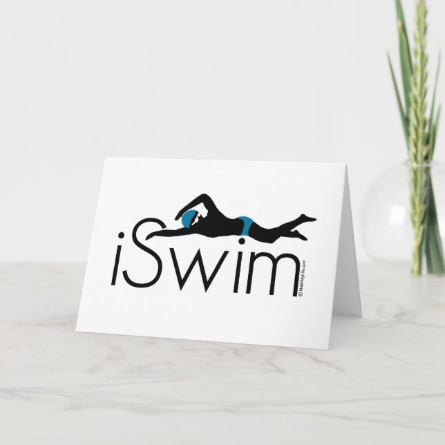 Iswim - Männlich Karte (Vorderseite)