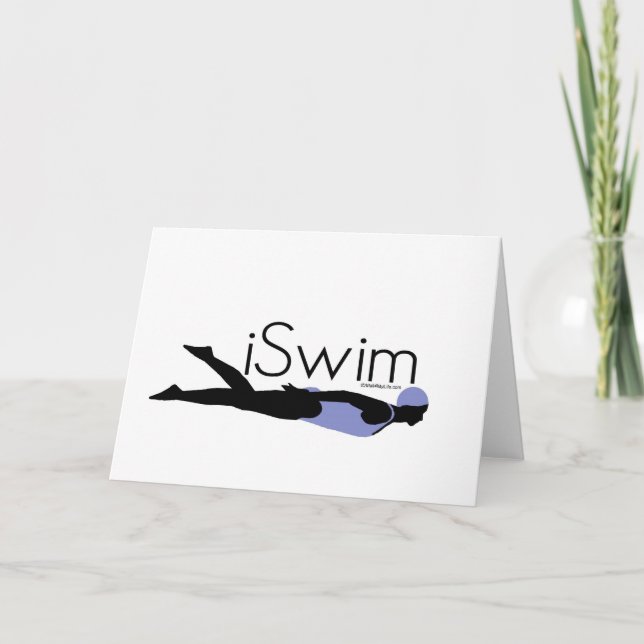 Iswim — Weiblich Karte (Vorderseite)