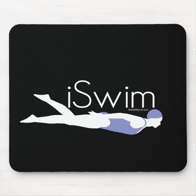 Iswim — Weiblich Mousepad (Vorne)