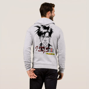 isys omega hoodie weiß und grau