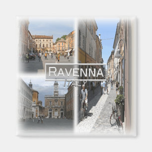 IT1500 Europa, Italien, Ravenna, Kühlschrank Magnet
