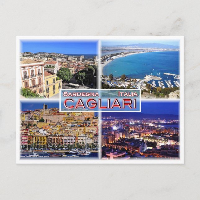 IT2027 Europa - Italien - Sardinien - Cagliari - H Postkarte (Vorderseite)