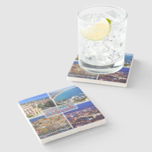 IT2027 Europa - Italien - Sardinien - Cagliari - H Steinuntersetzer