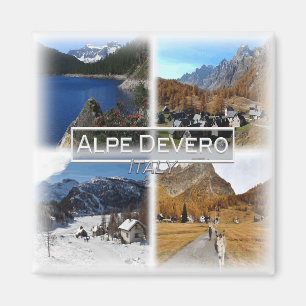 IT3260 Europa, Italien, Piemont, Alpe Devero Kühls Magnet
