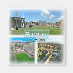 IT3266 Europa, Italien, Neapel, Pompeji, Kühlschra Magnet