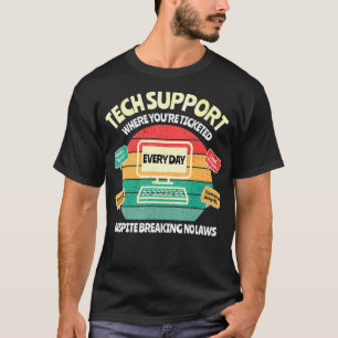 IT-Abteilung Informationstechnologie Funny Tech Su T-Shirt
