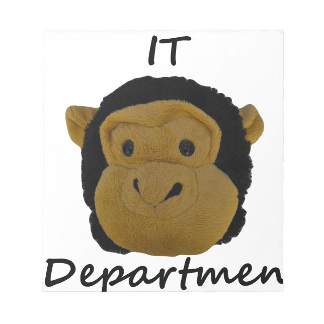 IT-Abteilung Notizblock (Vorderseite)