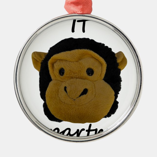 IT-Abteilung Silbernes Ornament (Vorne)