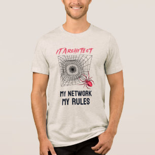 IT-Architektur: Mein Netzwerk, meine Regeln sind w Tri-Blend Shirt