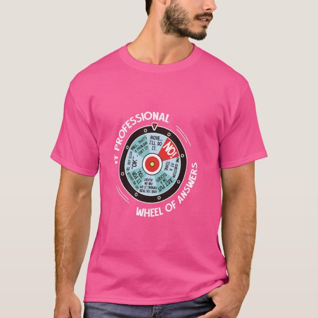 IT-Berufliches Reaktionsrad - Funny IT Tech C T-Shirt (Vorderseite)