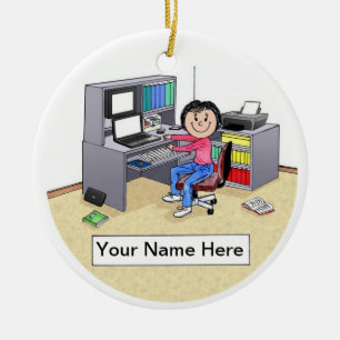 IT Computer Lover - Freundliche Leute Keramik Ornament