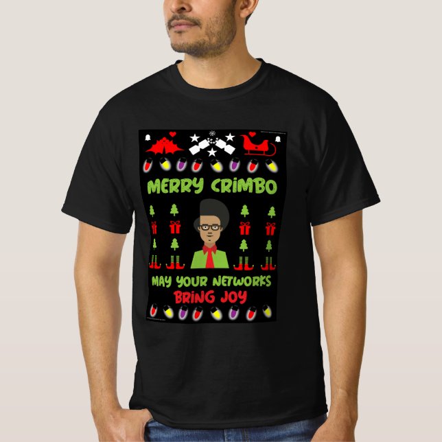 IT-Computerabteilung Geek Xmas T - Shirt (Vorderseite)