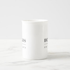 It Depends on the Data Bone China Mug Prozellantasse