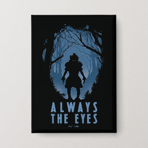 IT immer die Silhouette des Auenwaldes Button