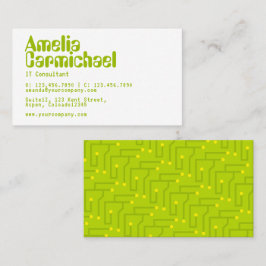 IT Information Technology Consultant Business Card Visitenkarte