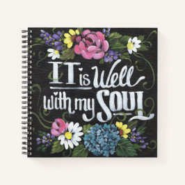"It is Well" Custom Spiral Journal Notizbuch