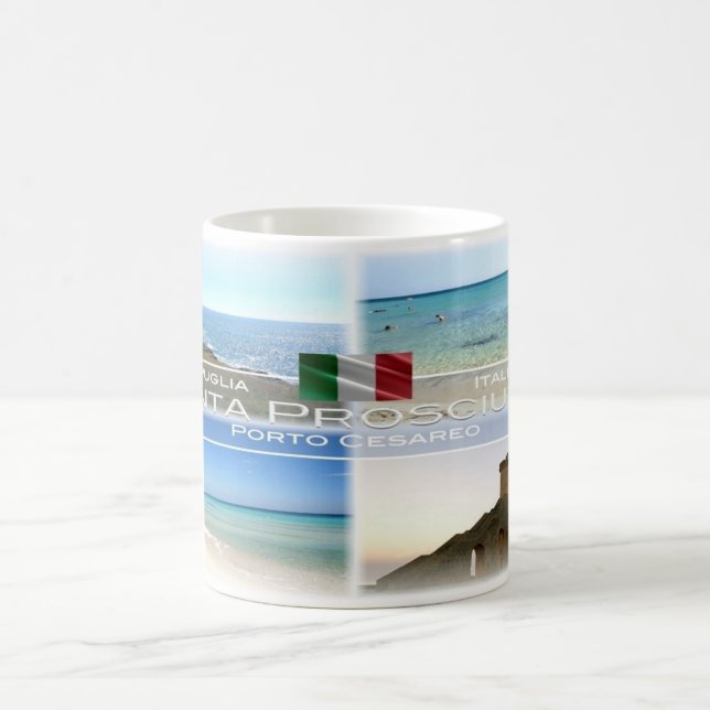 IT Italia - Apulien - Punta Prosciutto - Kaffeetasse (Mittel)