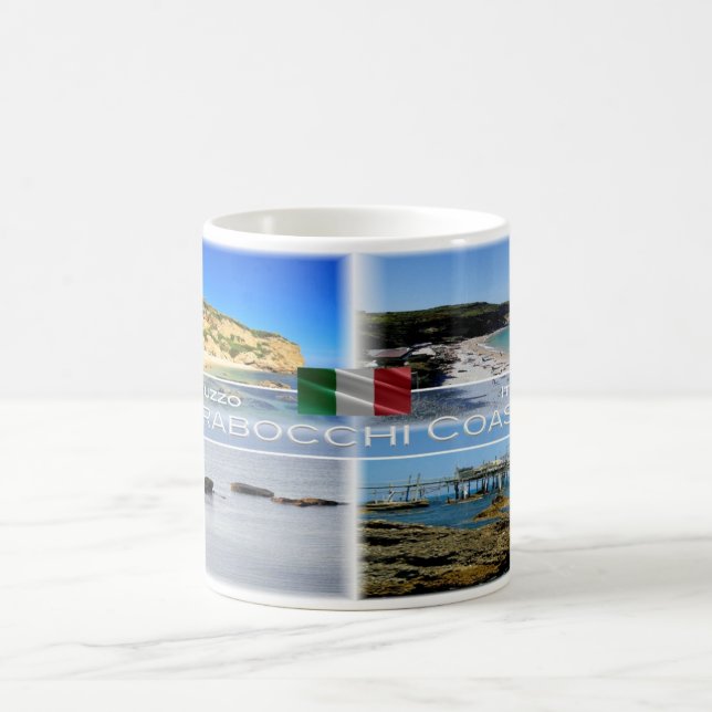 IT Italien - Abruzzen - Trabocchi-Küste - Kaffeetasse (Mittel)