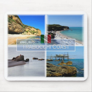 IT Italien - Abruzzen - Trabocchi-Küste - Mousepad