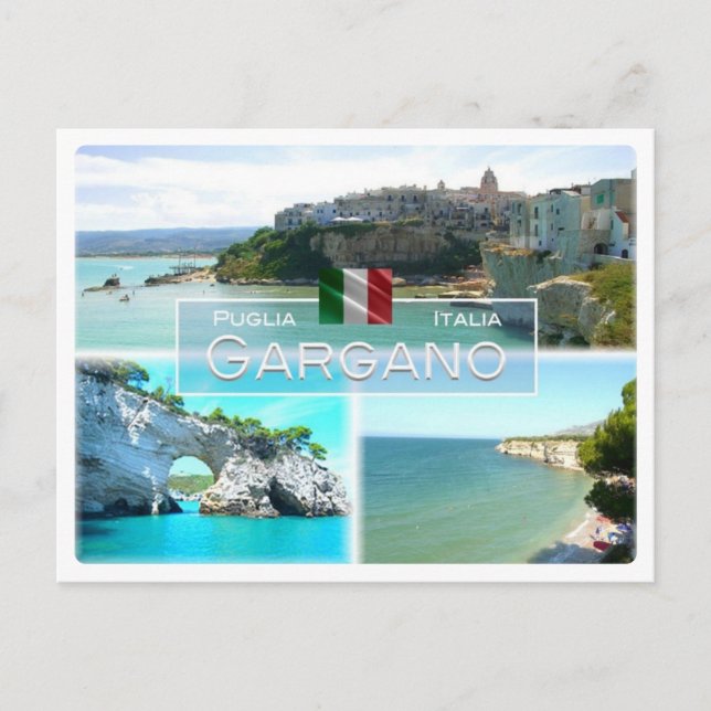 IT Italien - Apulien - Apulien - Gargano - Postkarte (Vorderseite)