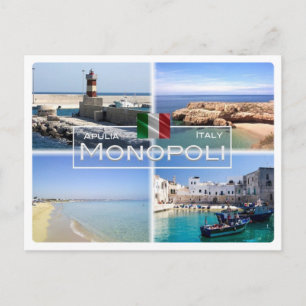 IT Italien - Apulien - Apulien - Monopoli - Postkarte
