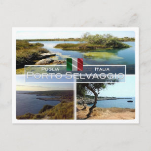 IT Italien - Apulien - Porto Selvaggio - Postkarte