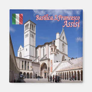 IT - Italien - Assisi - Basilika San Francesco Magnet