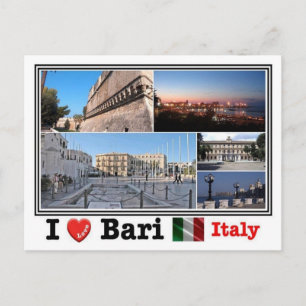 IT Italien - Bari - Mosaik - Postkarte