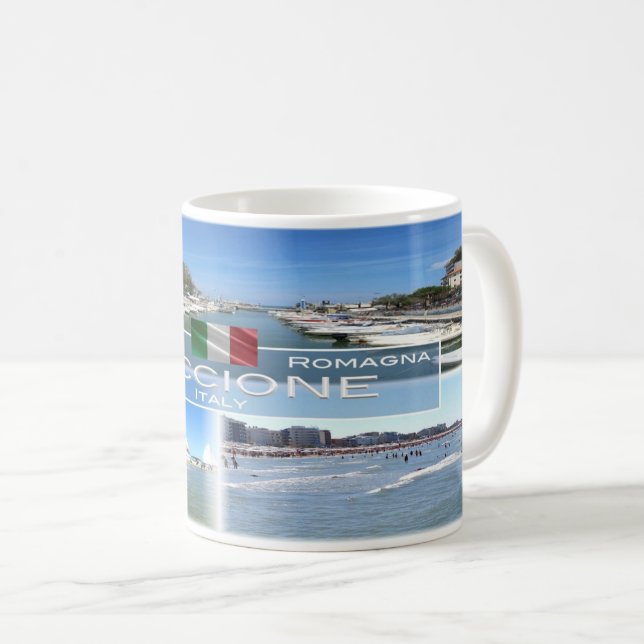 IT Italien - Emilia Romagna - Riccione - Kaffeetasse (VorderseiteRechts)