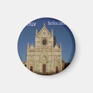 IT - Italien - Florenz - Basilica Santa Croce Magnet