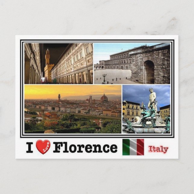 IT Italien - Florenz Firenze - Postkarte (Vorderseite)