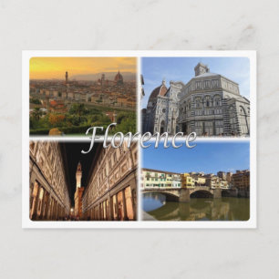 IT Italien - Florenz Firenze - Postkarte