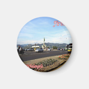 IT - Italien - Florenz - Piazzale Michelangelo Magnet