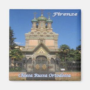IT - Italien - Florenz - Russisch-Orthodoxe Kirche Magnet