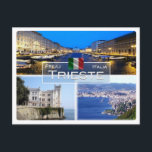 IT Italien - Friaul-Julisch Venetien - Triest - Postkarte<br><div class="desc">Reisen und PostCard Hier ist die Erinnerung an Ihren Urlaub in Italien. Dieses Bild enthält eine Darstellung der folgenden Orte: Friaul Julisch Venetien - Triest - Castello Miramare. Beeindrucken Sie Freunde und Familie mit einzigartigen Souvenirs von der großen Reise. Probier uns!</div>